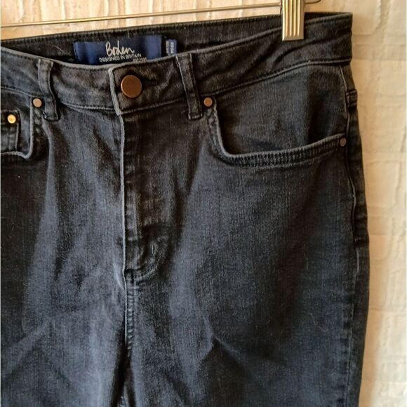 Boden Dark Cropped Denim Jeans Denim Sz.8 - Picture 2 of 6